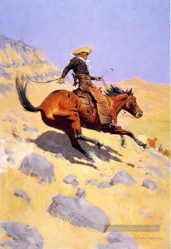 le cow   boy 1902 Frederic Remington Peinture à l'huile